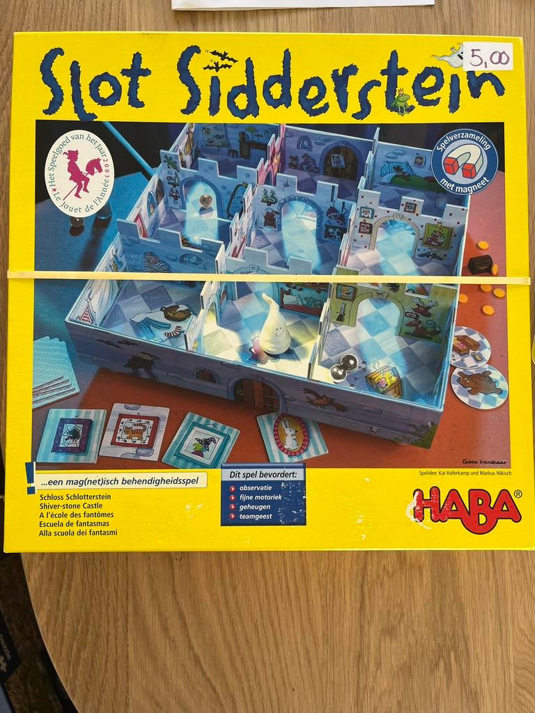 Haba Slot Sidderstein, Hobby en Vrije tijd, Gezelschapsspellen | Bordspellen, Ophalen of Verzenden, Zo goed als nieuw