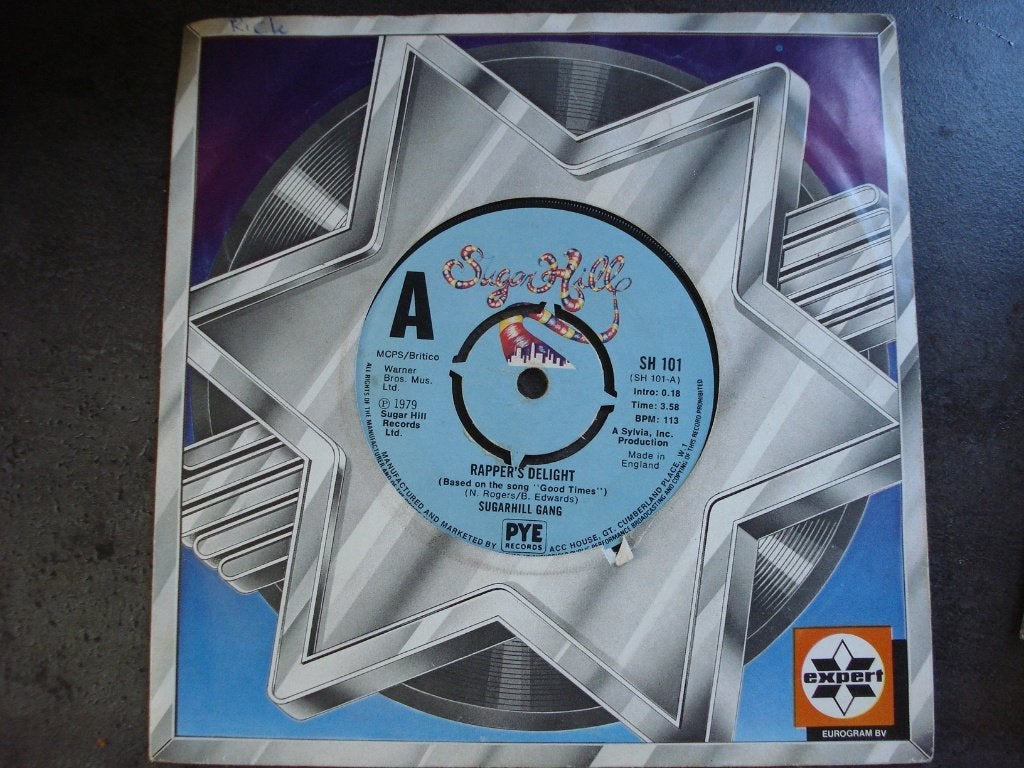 Sugarhill Gang: Rapper's delight, Beschermende buitenhoes, Ophalen of Verzenden, Gebruikt, Pop