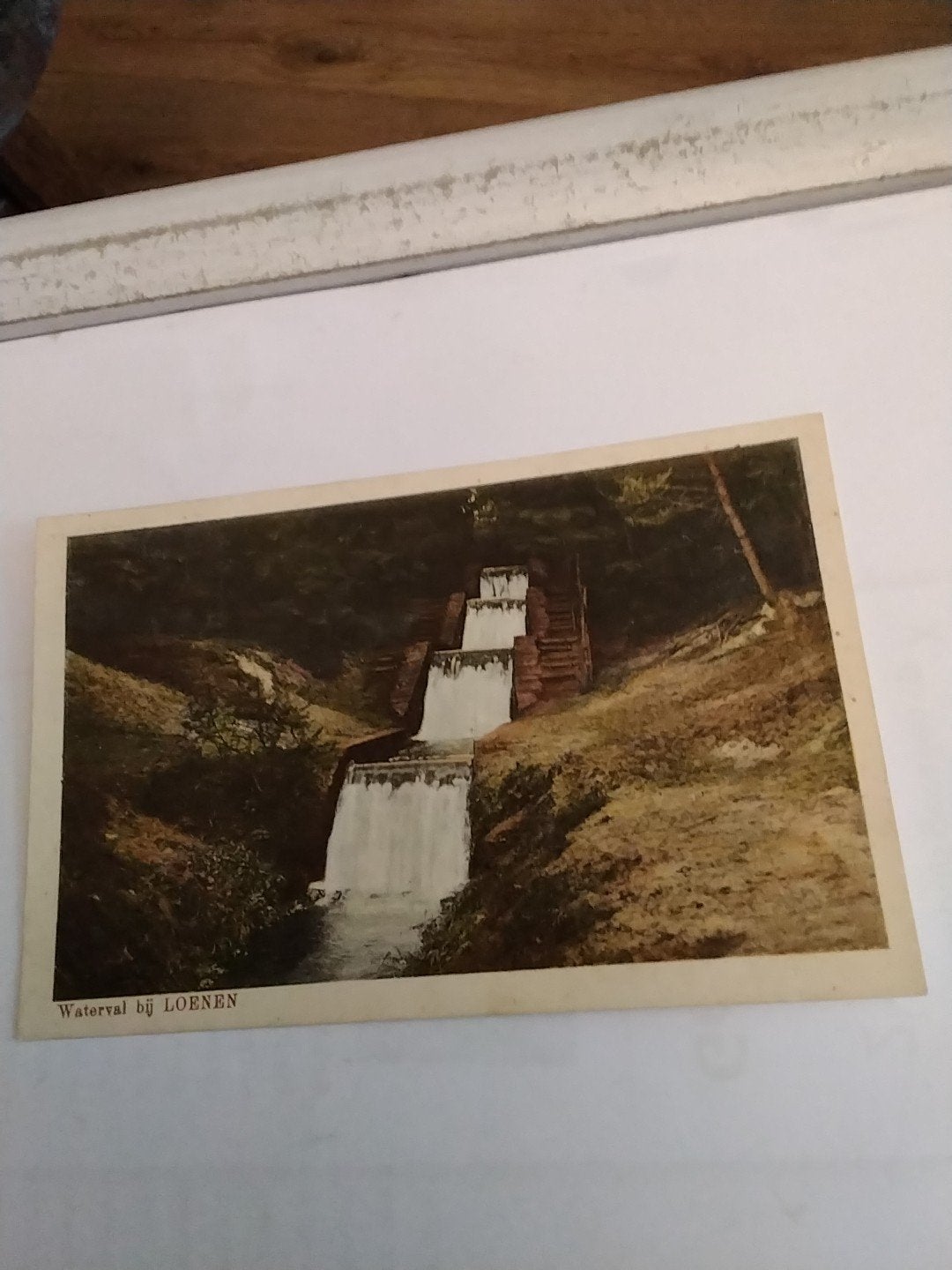 Oude briefkaart Waterval bij Loenen, Gelopen 1926, Ophalen of Verzenden, 1920 tot 1940, Gelopen, Gelderland