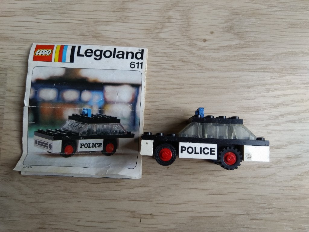 vintage Lego 611, 612 (2x), 617 en 6610, Gebruikt, Overige thema's, Lego, Ophalen of Verzenden
