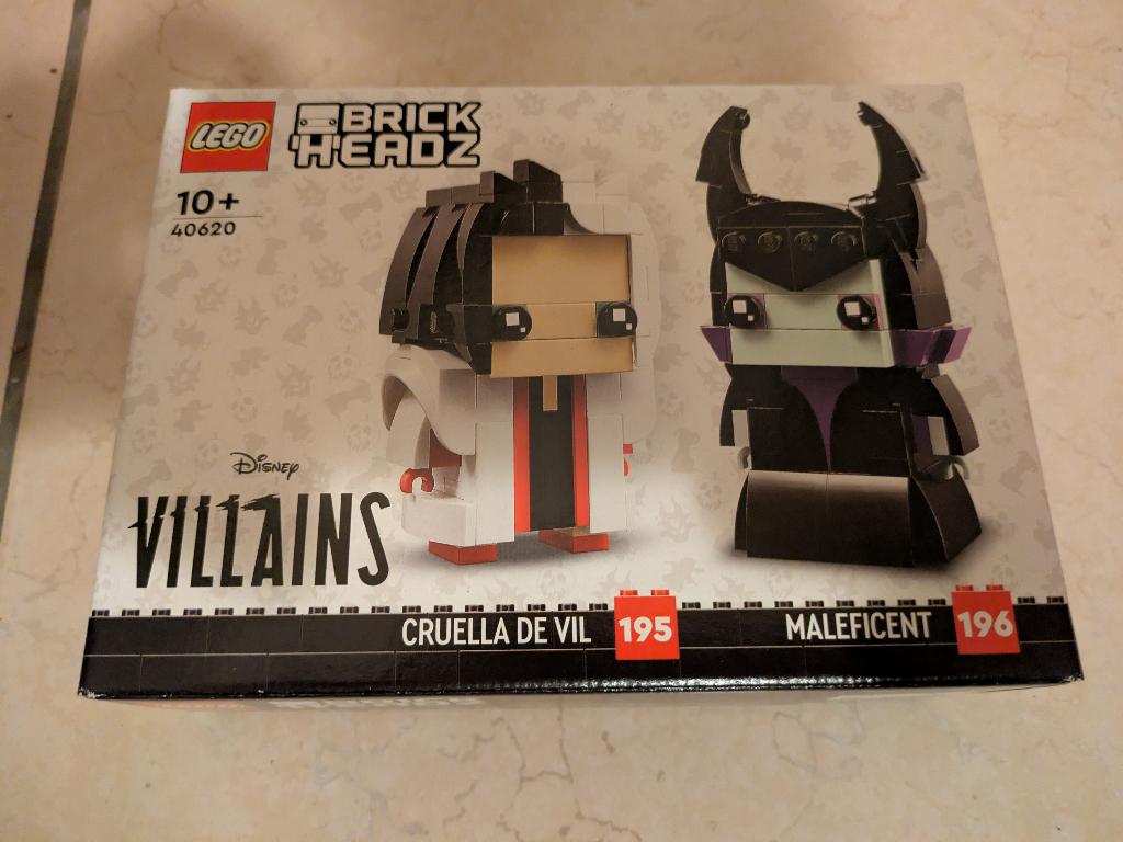 Lego Brickheadz - Disney Cruella en Maleficent - 40620, BrickHeadz, Lego, Nieuw, Ophalen of Verzenden