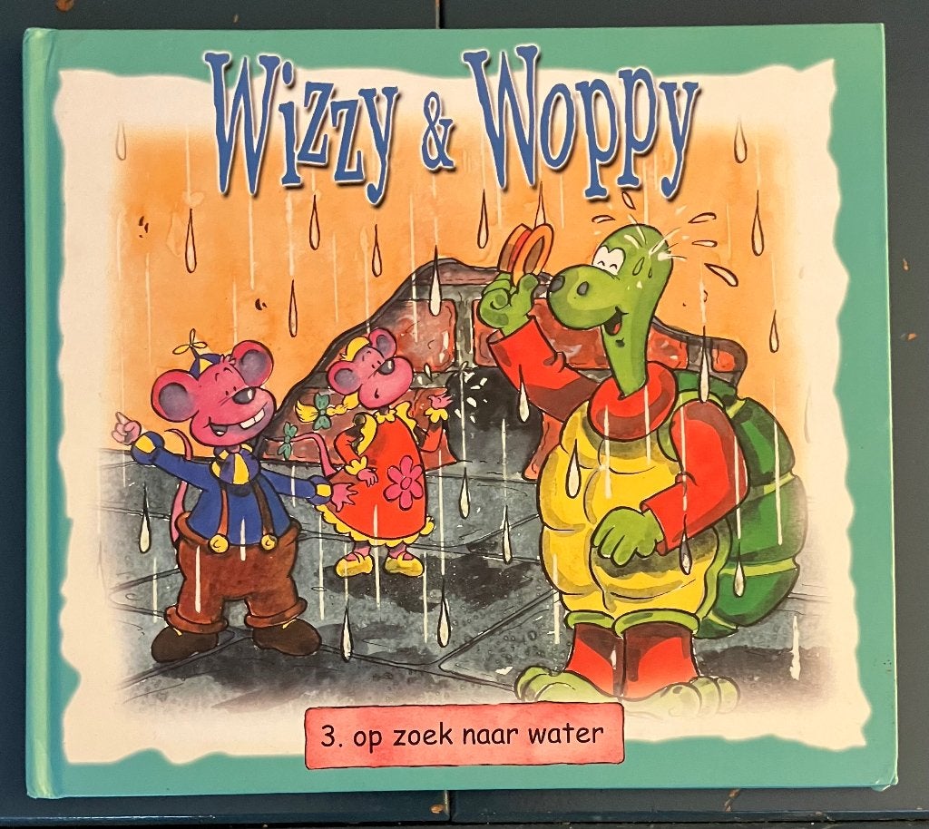Hardcover Boek; Wizzy & Woppy; 3. Op Zoek Naar Water, Boeken, Ophalen of Verzenden, Zo goed als nieuw, Fictie algemeen