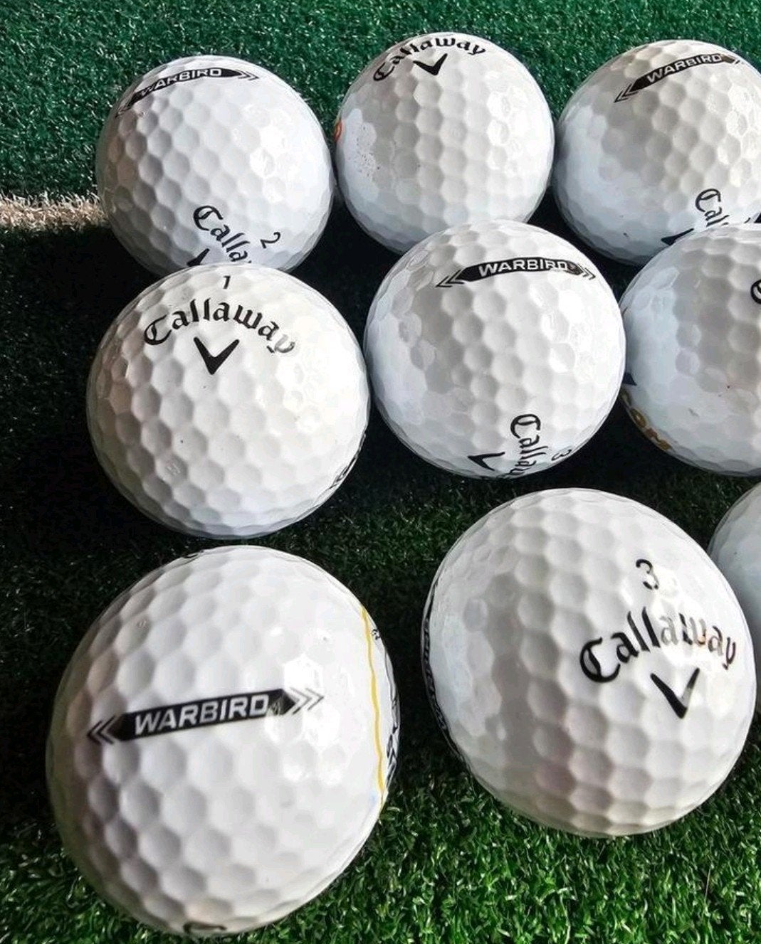 50 Callaway Warbird Golfballen - Zeer goede kwaliteit!, Callaway, Ophalen of Verzenden, Zo goed als nieuw, Callaway