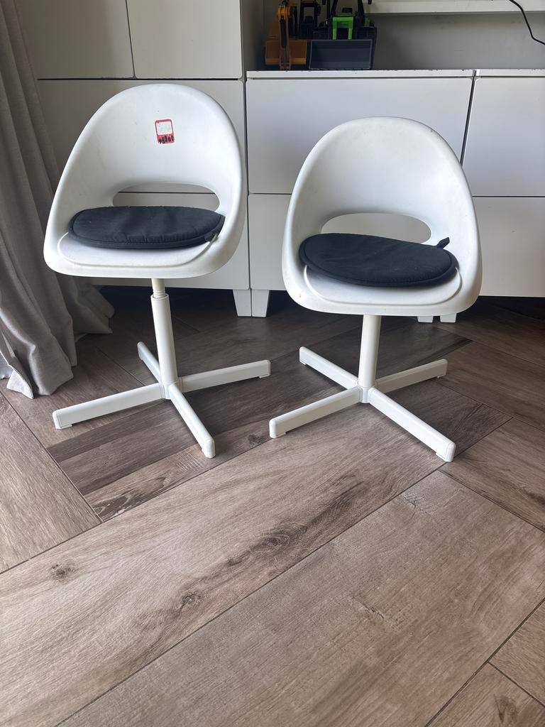 2 IKEA kinder bureau stoelen, Ophalen, Gebruikt, Stoel(en)