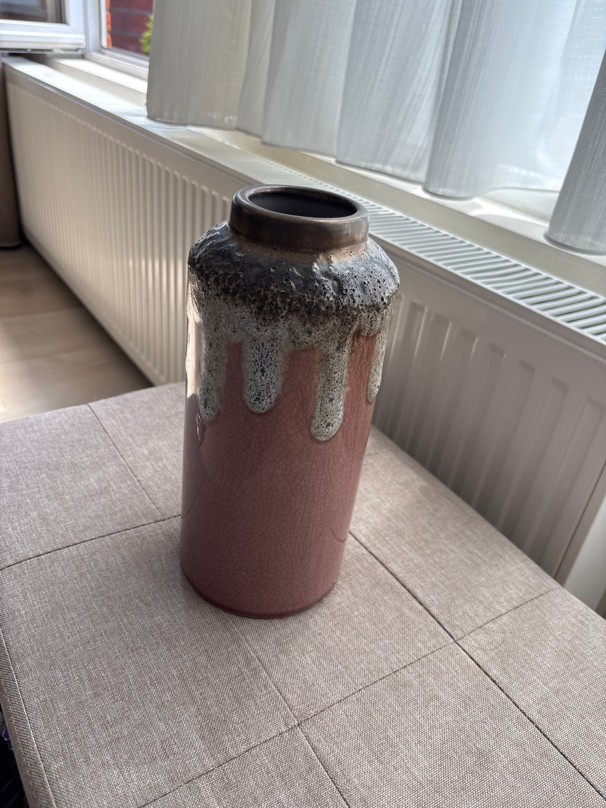 Decoratieve Vaas Drip 2-assorti - Handgemaakt, Ophalen of Verzenden