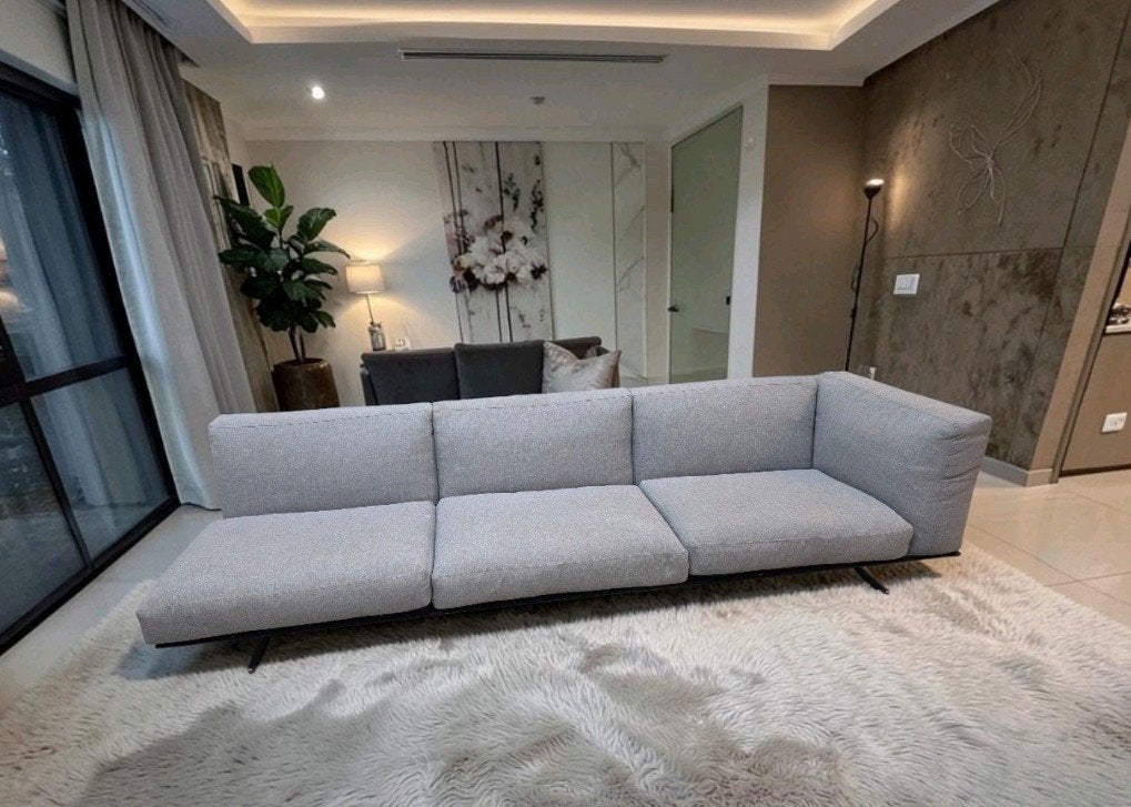 Flexform Softdream design bank 275cm Antonio Citterio, Ophalen of Verzenden, Leer