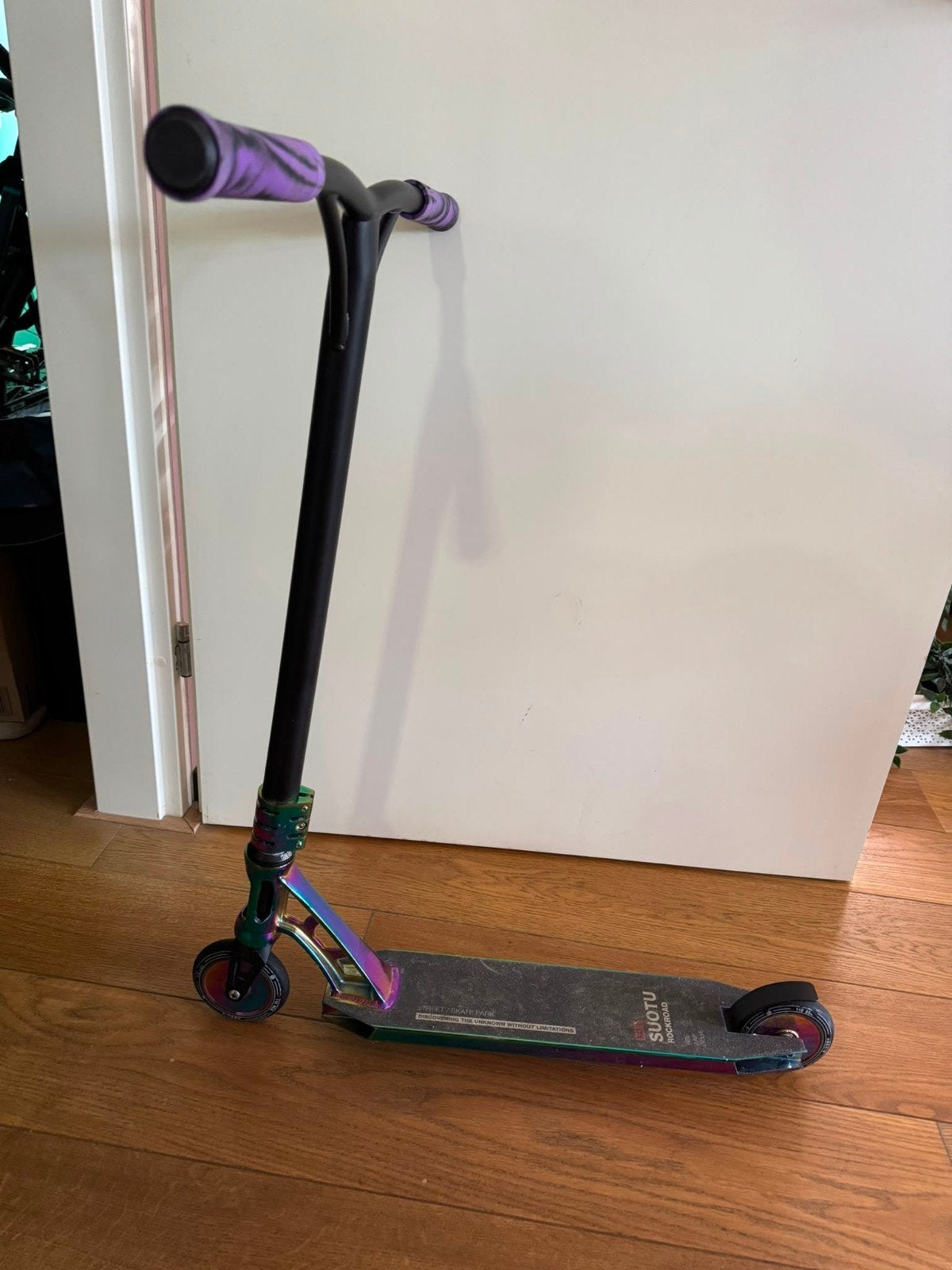 Suotu scooter, stuntstep 110mm., Ophalen, Zo goed als nieuw, Gewone step, SUOTU Scooter