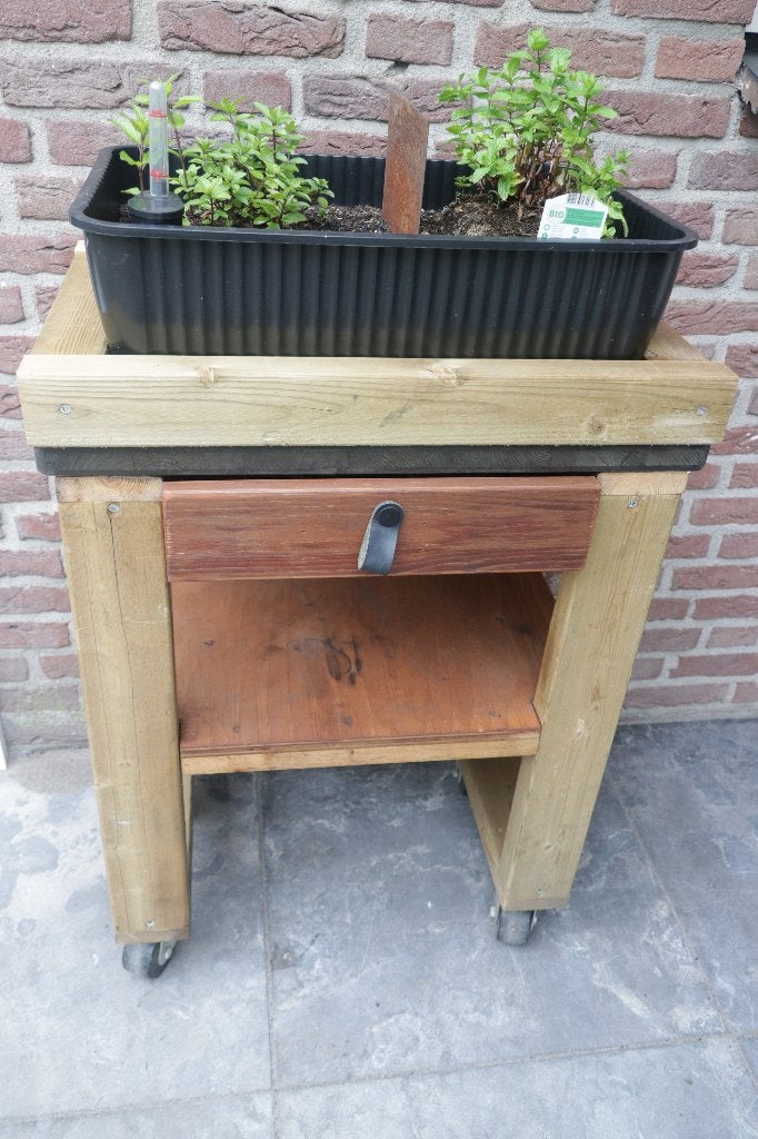 moestuinbak, Tuin en Terras, Kweekspullen, Zo goed als nieuw, Kweekbak, Ophalen