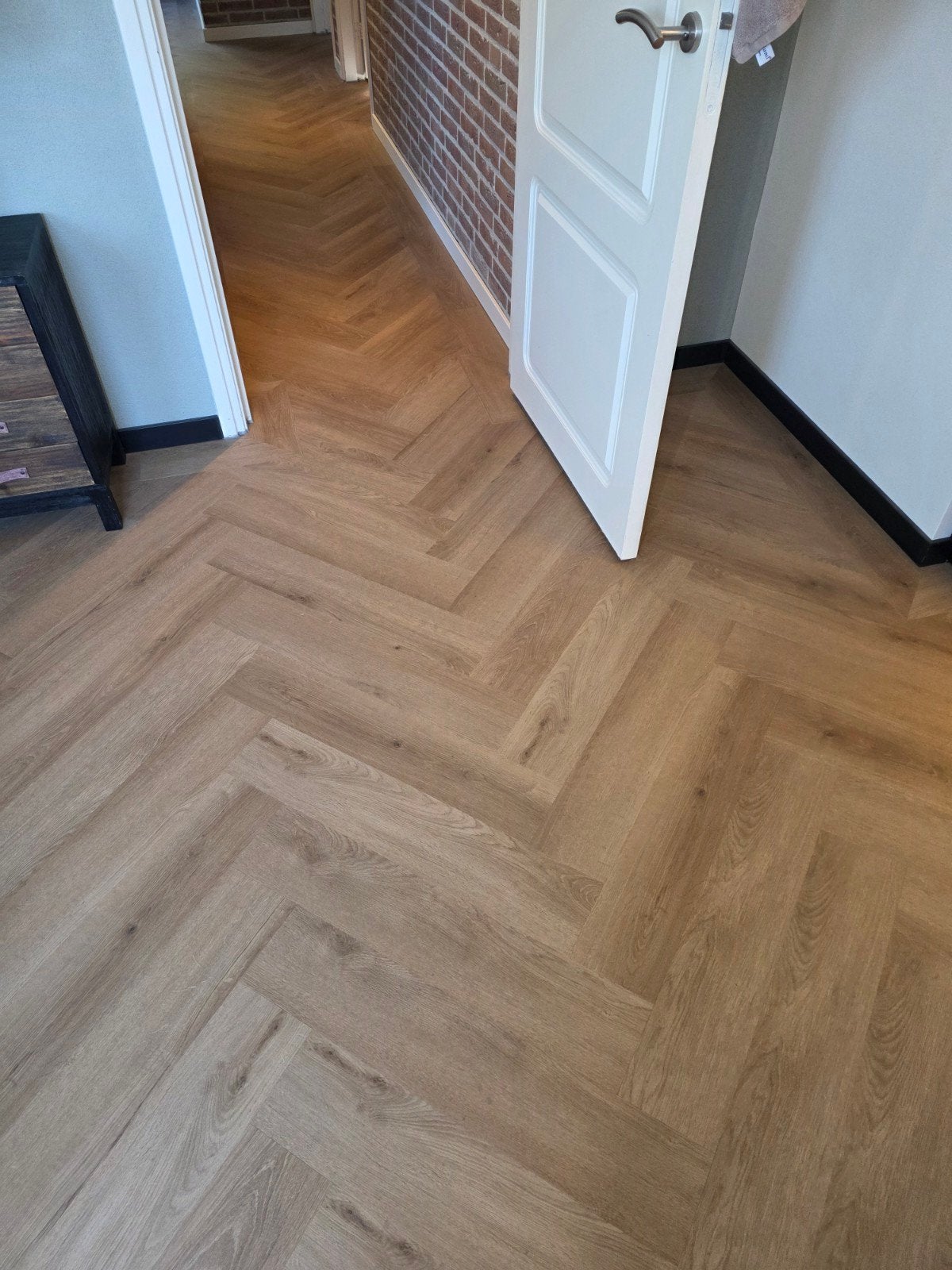 Extra Matte PVC Vloer - Visgraat - Nieuw in Doos, Ophalen, Kunststof, 50 tot 150 cm, Overige typen
