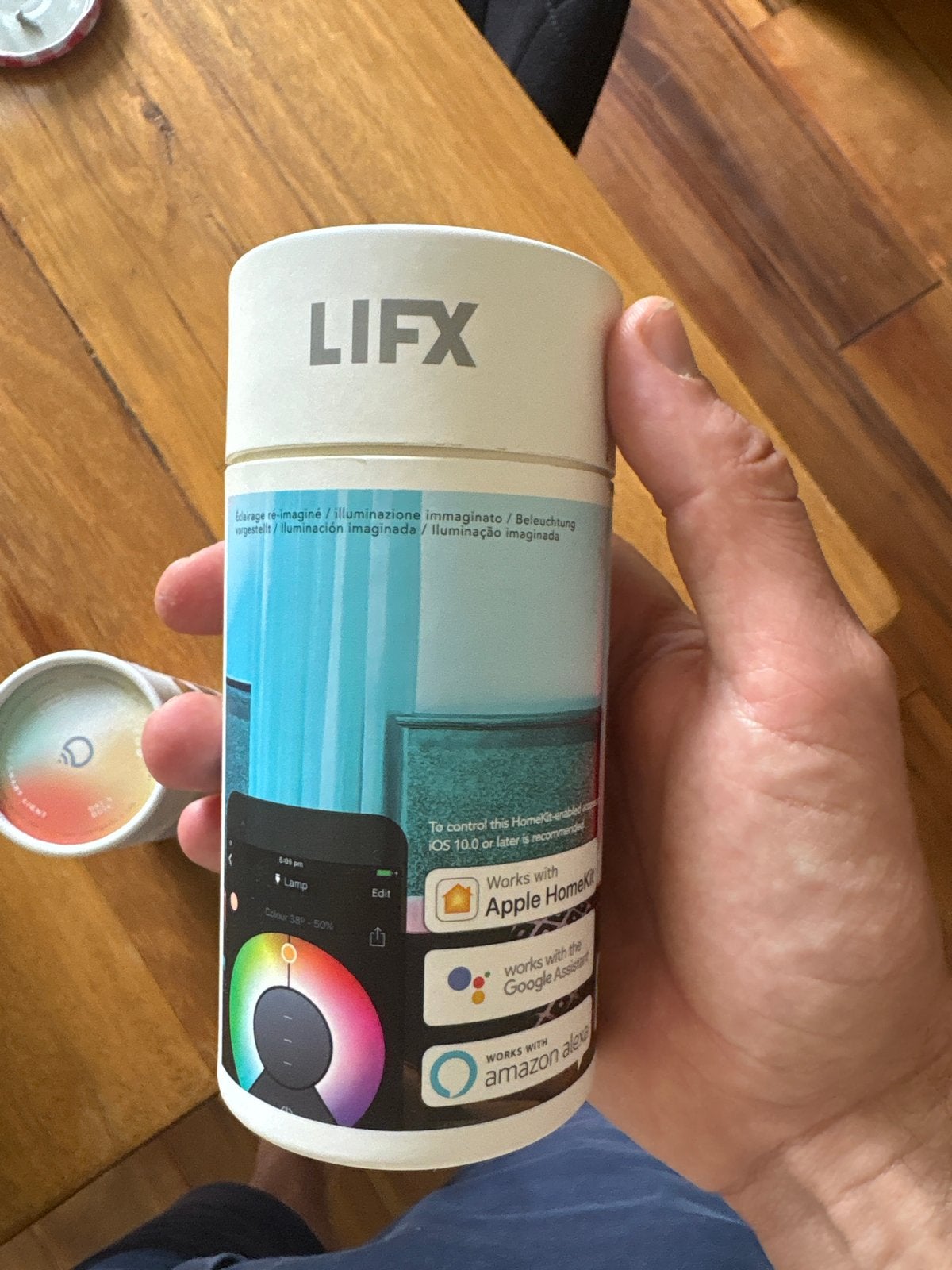Lifx Smartlampen: 2x Mini day& dusk, 1x led smart light, Ophalen, Gebruikt, Instelbaar wit, E27 (groot)