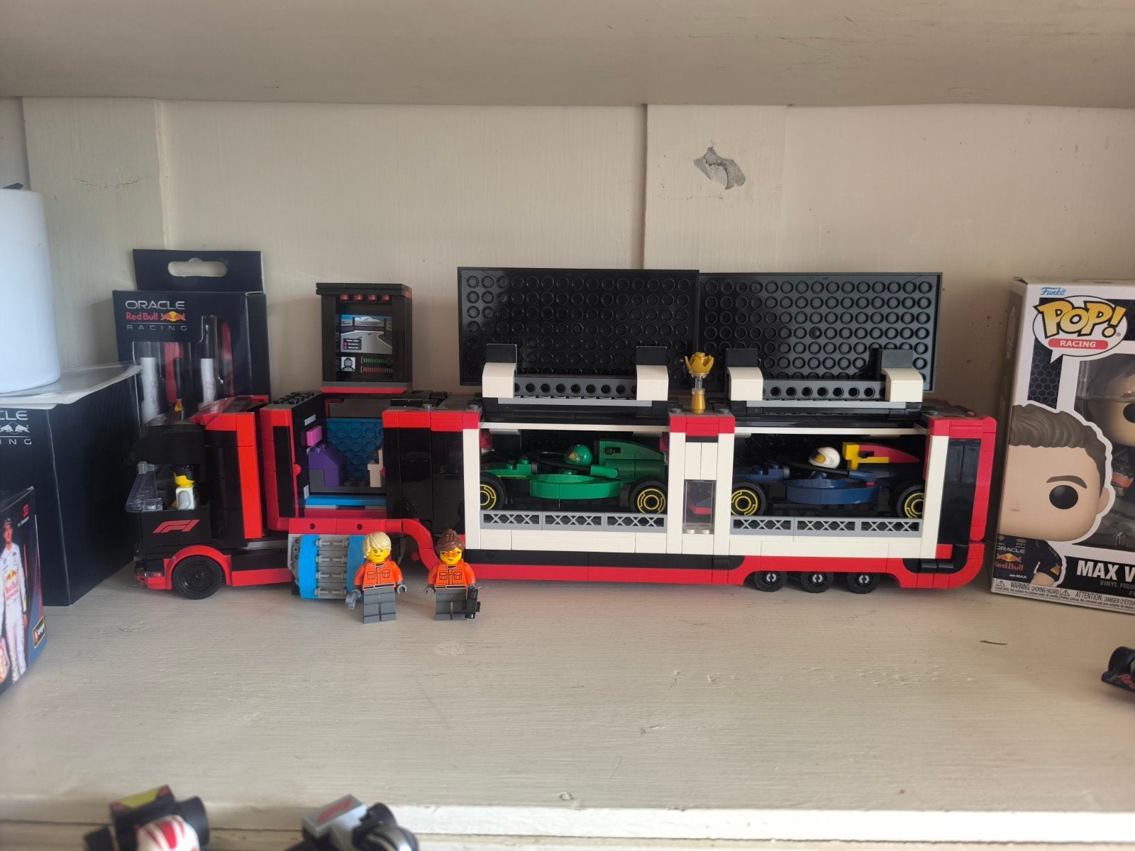 LEGO City Formule 1 Racewagen en Transportwagen (60445), Ophalen of Verzenden, Zo goed als nieuw, Overige merken