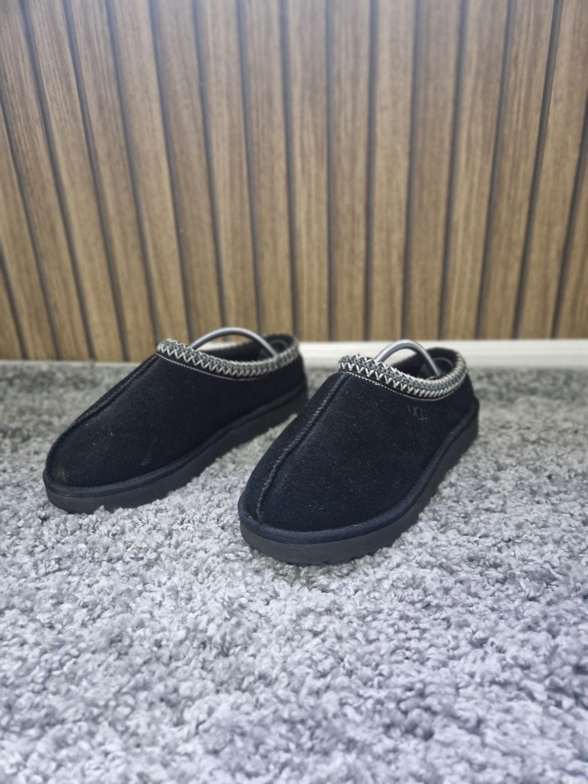 Ugg instappers zwart maat 40, Verzenden, Zo goed als nieuw, Ugg, Instappers
