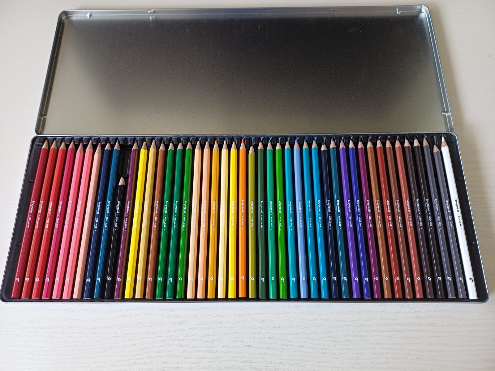 Bruynzeel cassette 45 kleurpotloden, Ophalen, Zo goed als nieuw, Overige typen