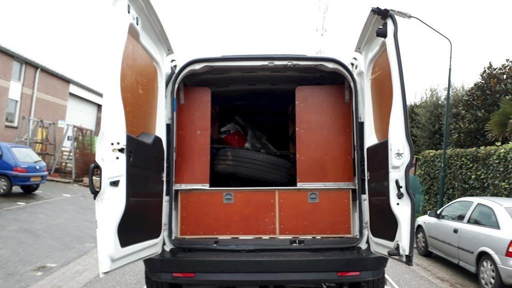 Bedrijfswageninrichting Fiat Doblo/Opel Combo, Ophalen, Gebruikt, Opel