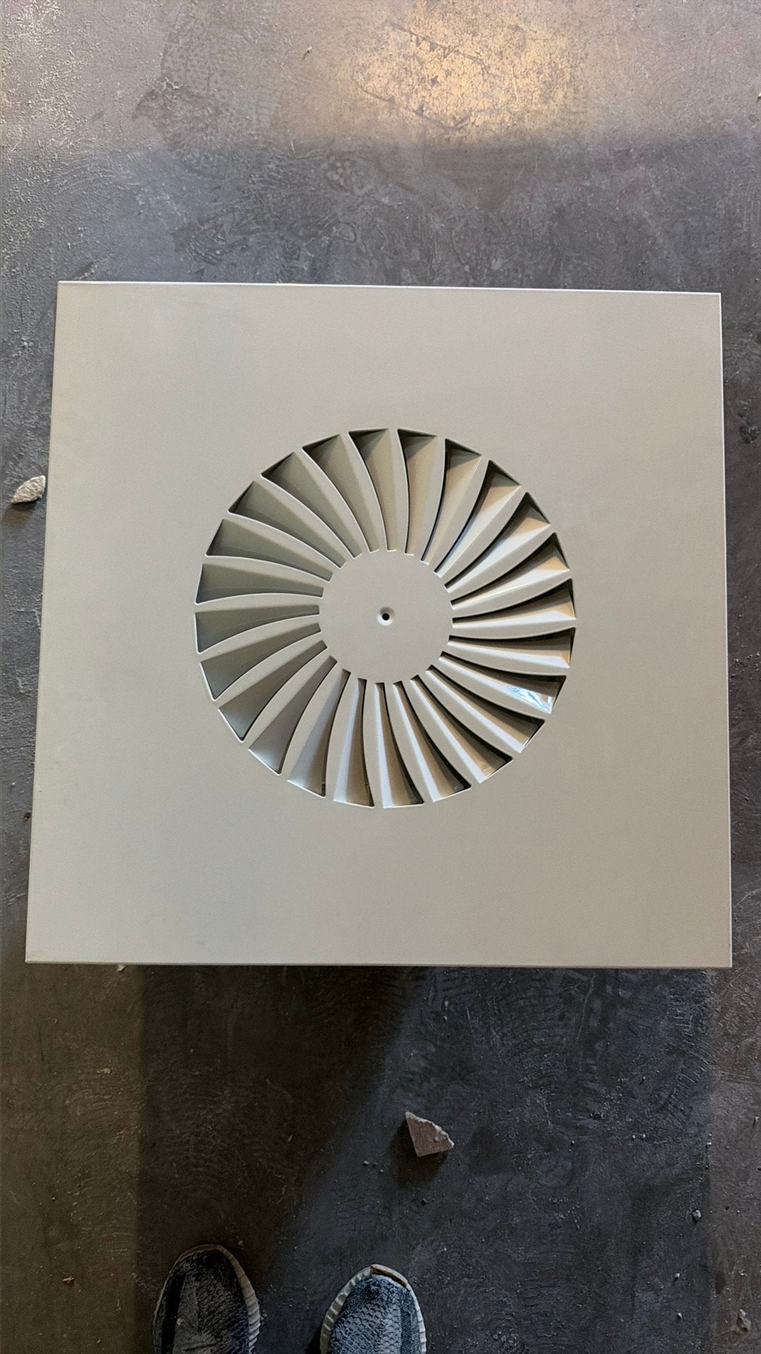 Wervelrooster met box 600x600, Ophalen, Gebruikt, Ventilator