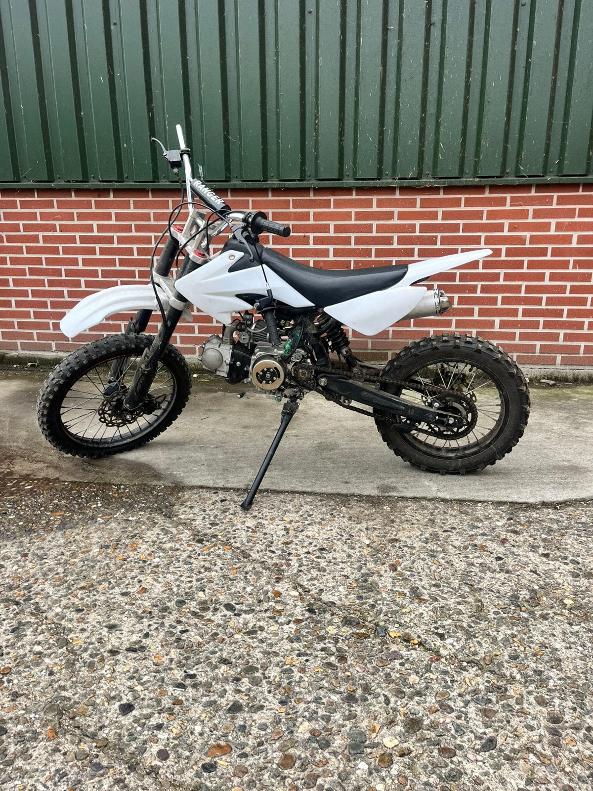 Pitbike 125cc opknapper is mooi te gebruiken voor onderdelen, Fietsen en Brommers, Ophalen of Verzenden, Zo goed als nieuw, Blok