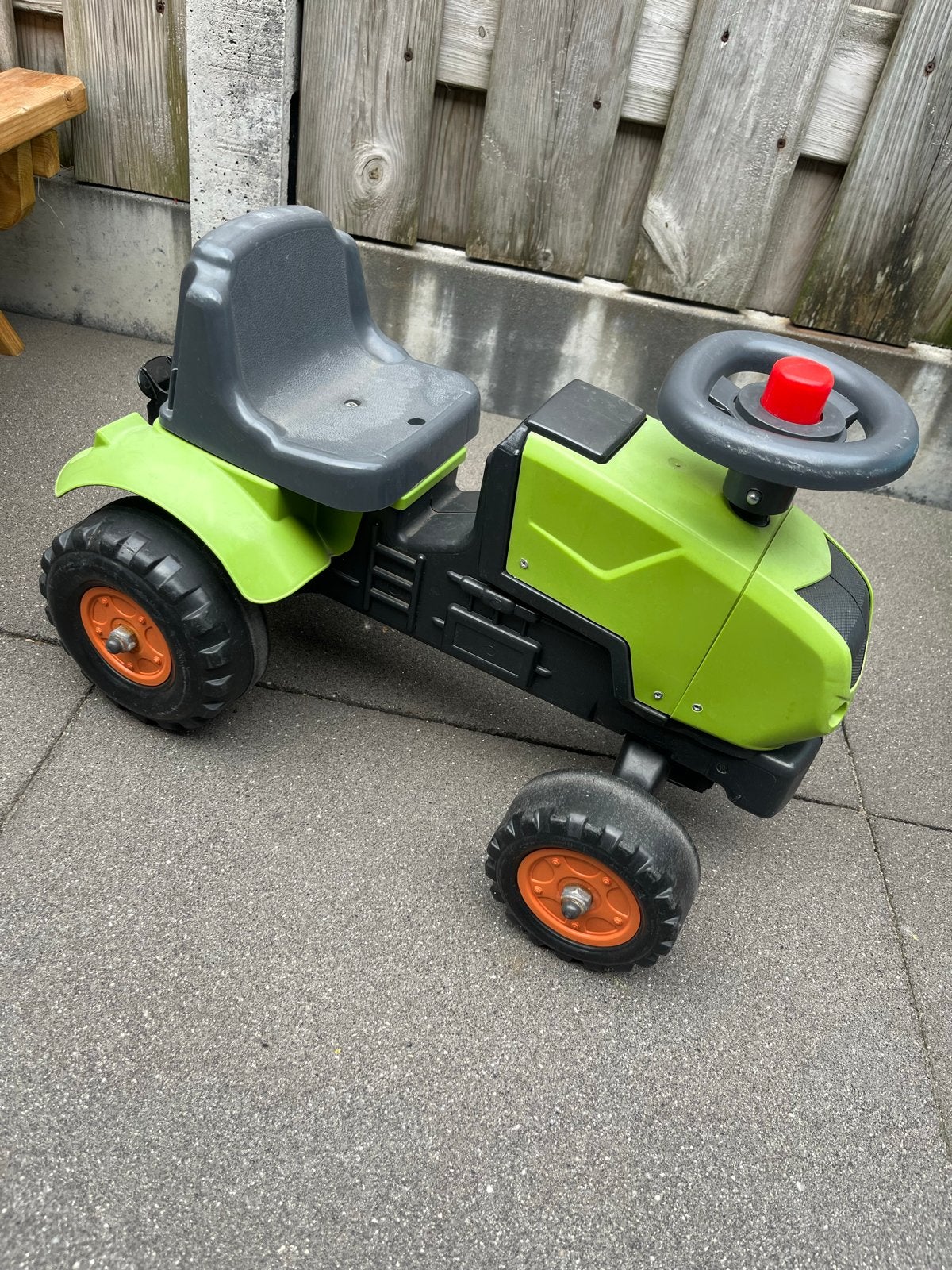 Groene looptractor, Ophalen, Gebruikt, Trapvoertuig