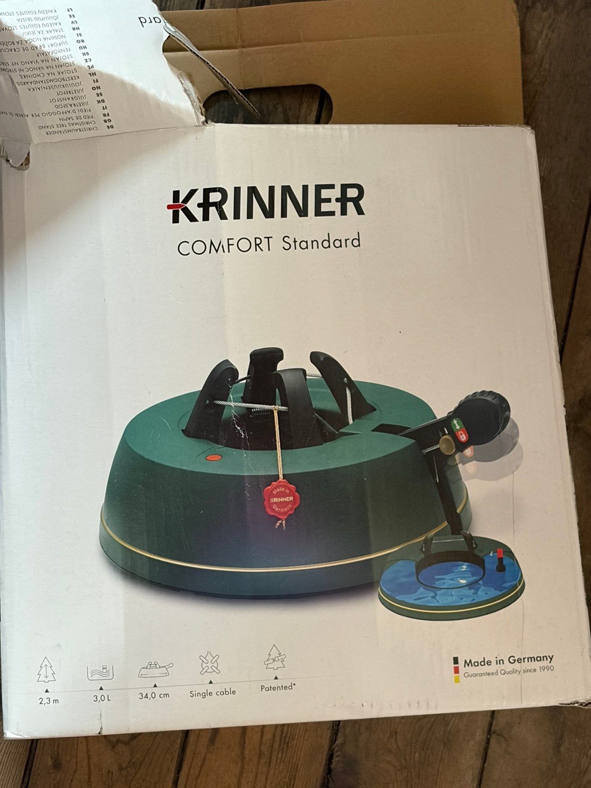 Krinner comfort standaard kerstbomen voetstuk, Diversen, Ophalen, Zo goed als nieuw