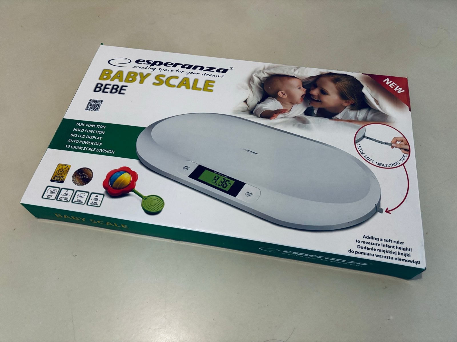 Esperanza Babyweegschaal - Nauwkeurig en Digitaal, Witgoed en Apparatuur, Ophalen, Minder dan 10 kg, Nieuw, Digitaal