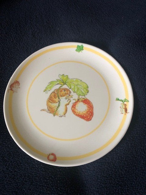 Beatrix Potter Kunststof Bord Muis Timmy Willy, Nieuw, 18cm, Ophalen of Verzenden, Nieuw, Dier