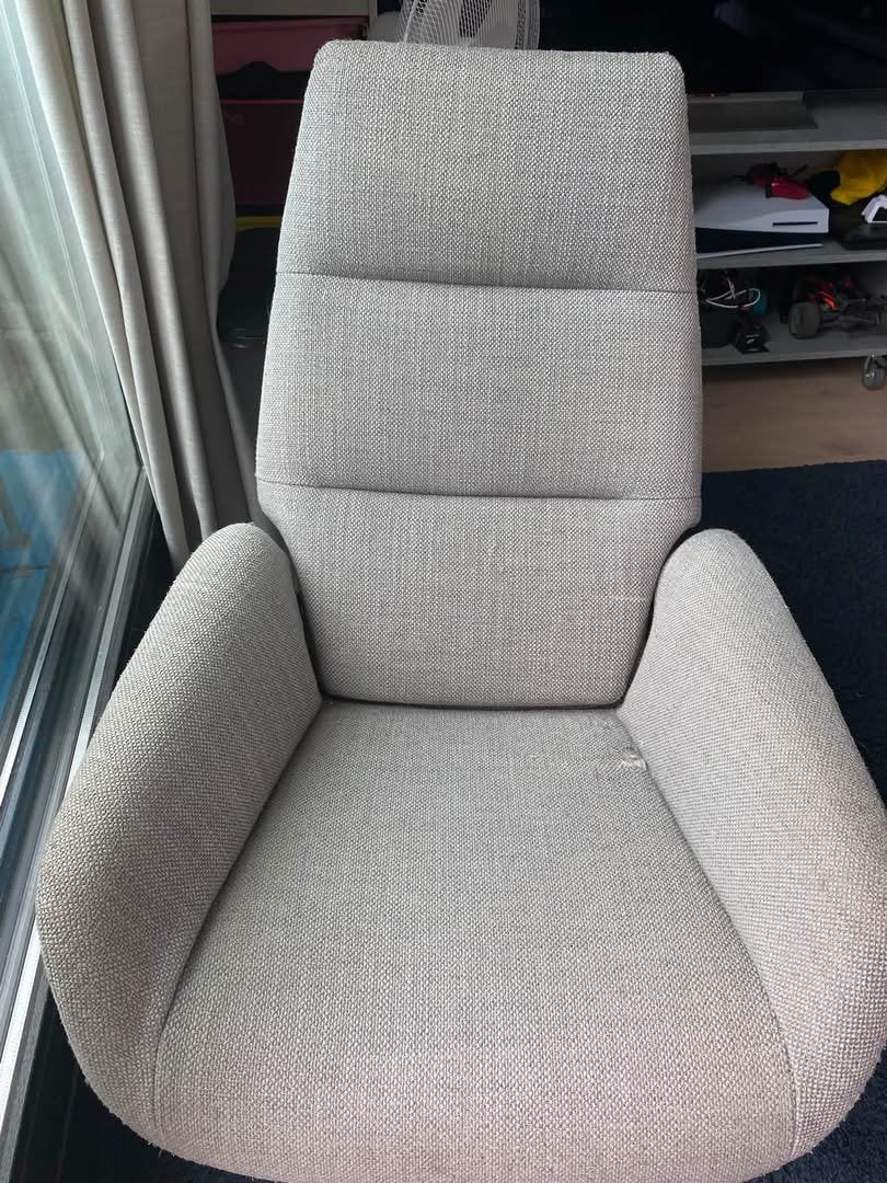 GRATIS draai fauteuil, Ophalen, Gebruikt, Minder dan 75 cm, Stof