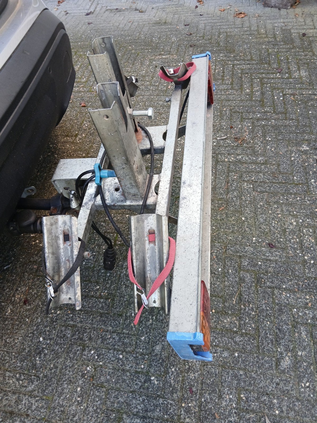 Te koop fietsendrager t.e.a.b, Auto diversen, Ophalen, 2 fietsen, Gebruikt, Trekhaakdrager
