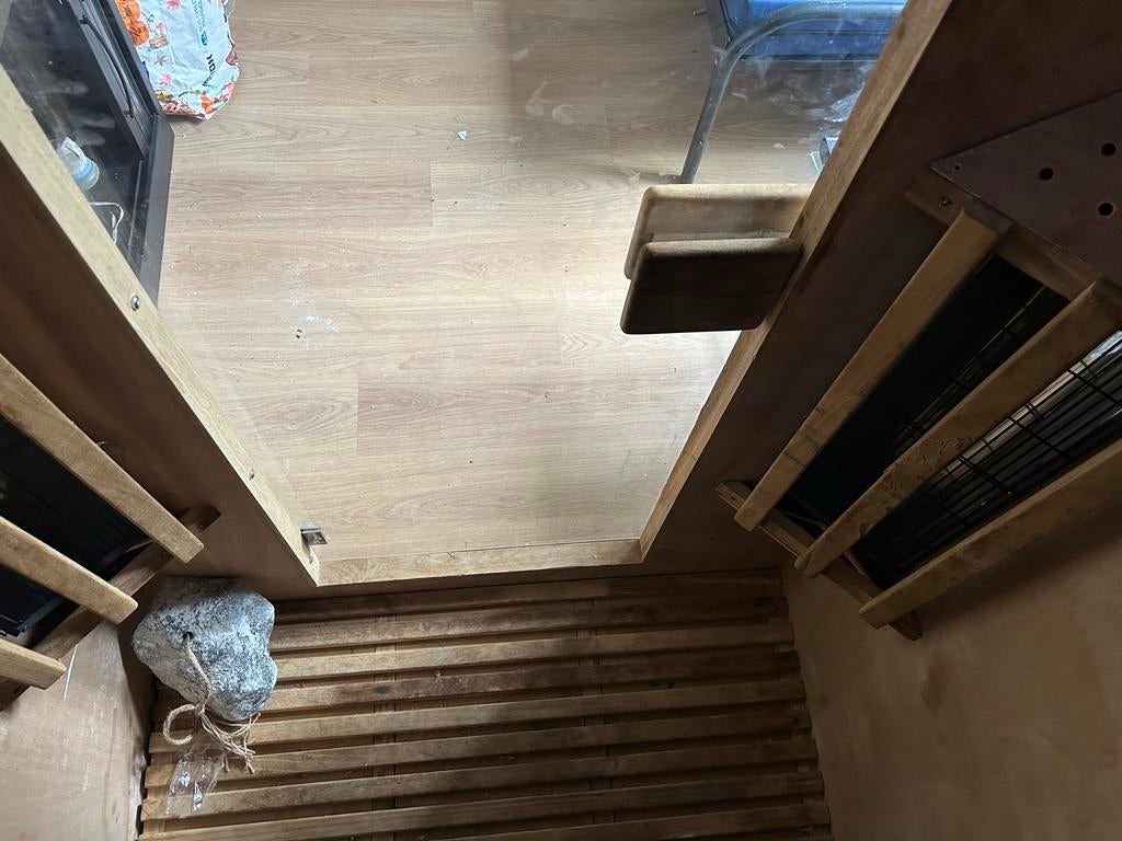 Infraroodsauna Korte Golf - Intense Warmte - Werkend te Zien, Ophalen, Gebruikt, Infrarood, Complete sauna