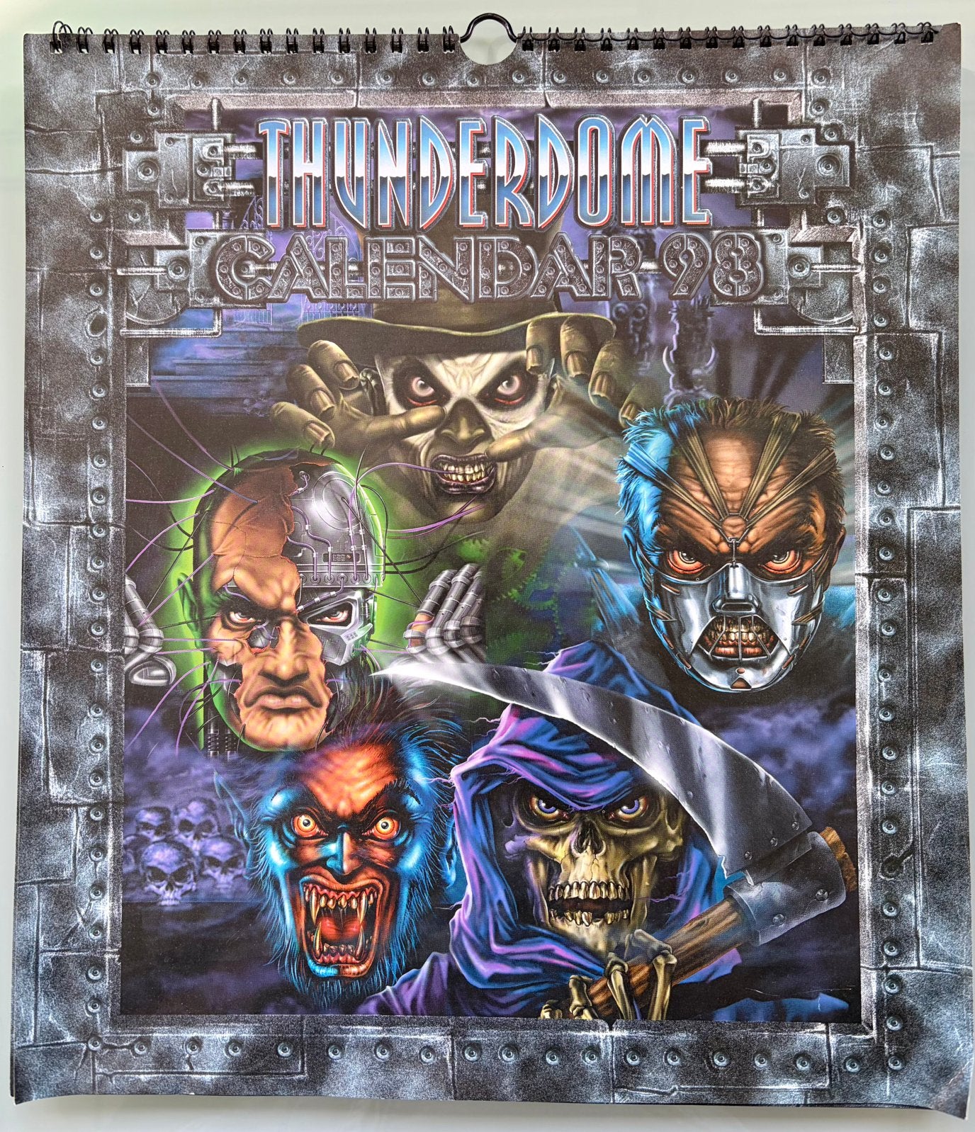Thunderdome 1998 kalender - onbeschreven, Ophalen of Verzenden, Maandkalender, Nieuw