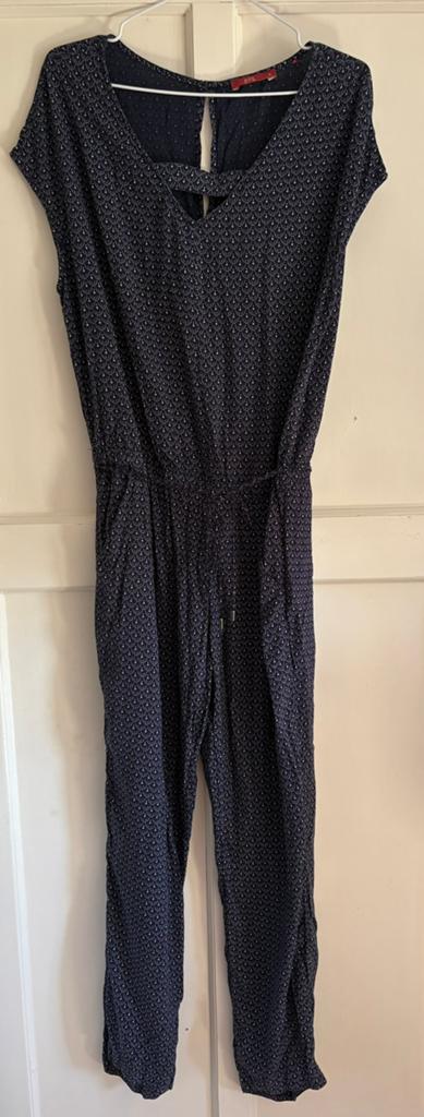 Zomerse Esprit jumpsuit maat S, Kleding | Dames, Jumpsuits, Ophalen of Verzenden, Zo goed als nieuw, Maat 36 (S), Blauw