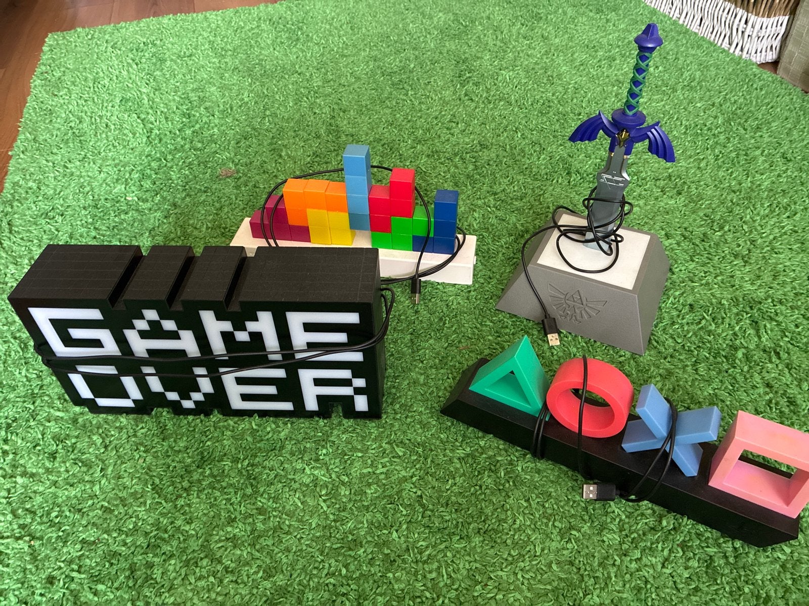 Diverse Gaming Accessoires: Game Over, Tetris & Zelda Lampen, Spelcomputers en Games, Ophalen of Verzenden, Zo goed als nieuw