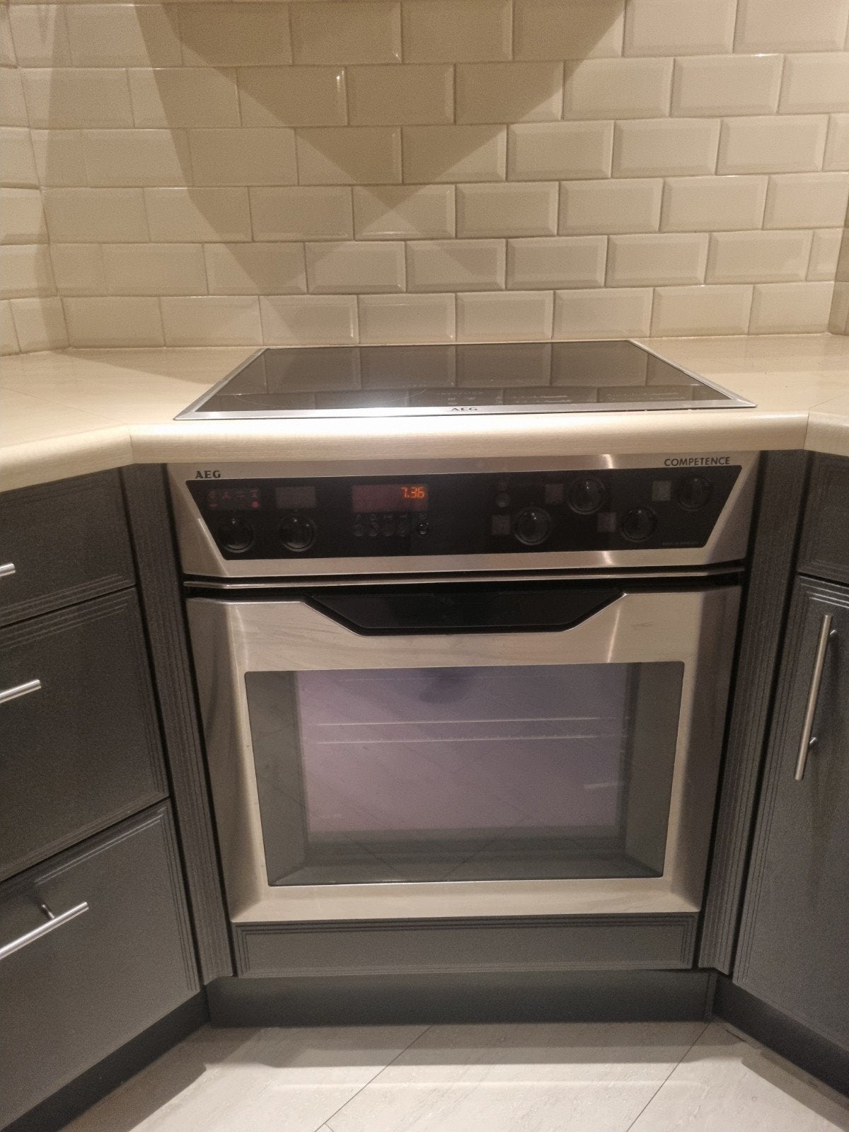 AEG Inbouw Oven met Grill - Uittrekbaar & Schoon, Witgoed en Apparatuur, Ophalen, AEG, Zo goed als nieuw, Oven met grill