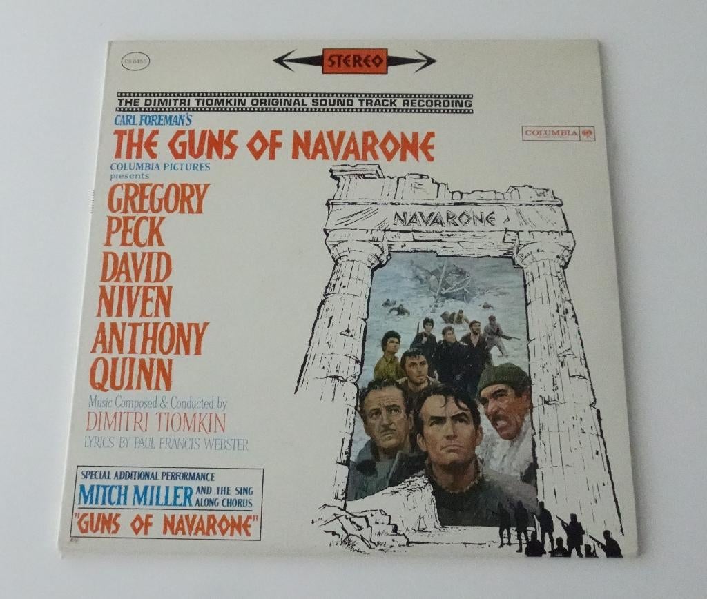 Dimitri Tiomkin - The Guns Of Navarone - Soundtrack 1961, Ophalen, Zo goed als nieuw, 12 inch