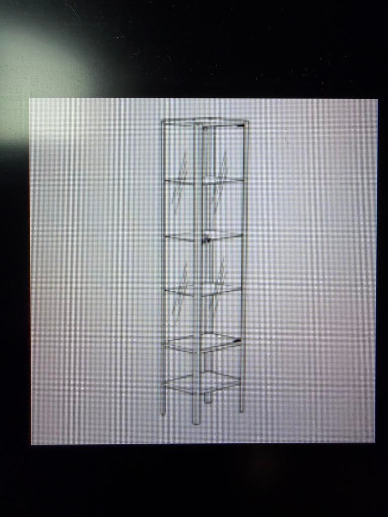 IKEA BIBY vitrinekast, Huis en Inrichting, Kasten | Vitrinekasten, Ophalen, Gebruikt, 50 tot 100 cm, 150 tot 200 cm