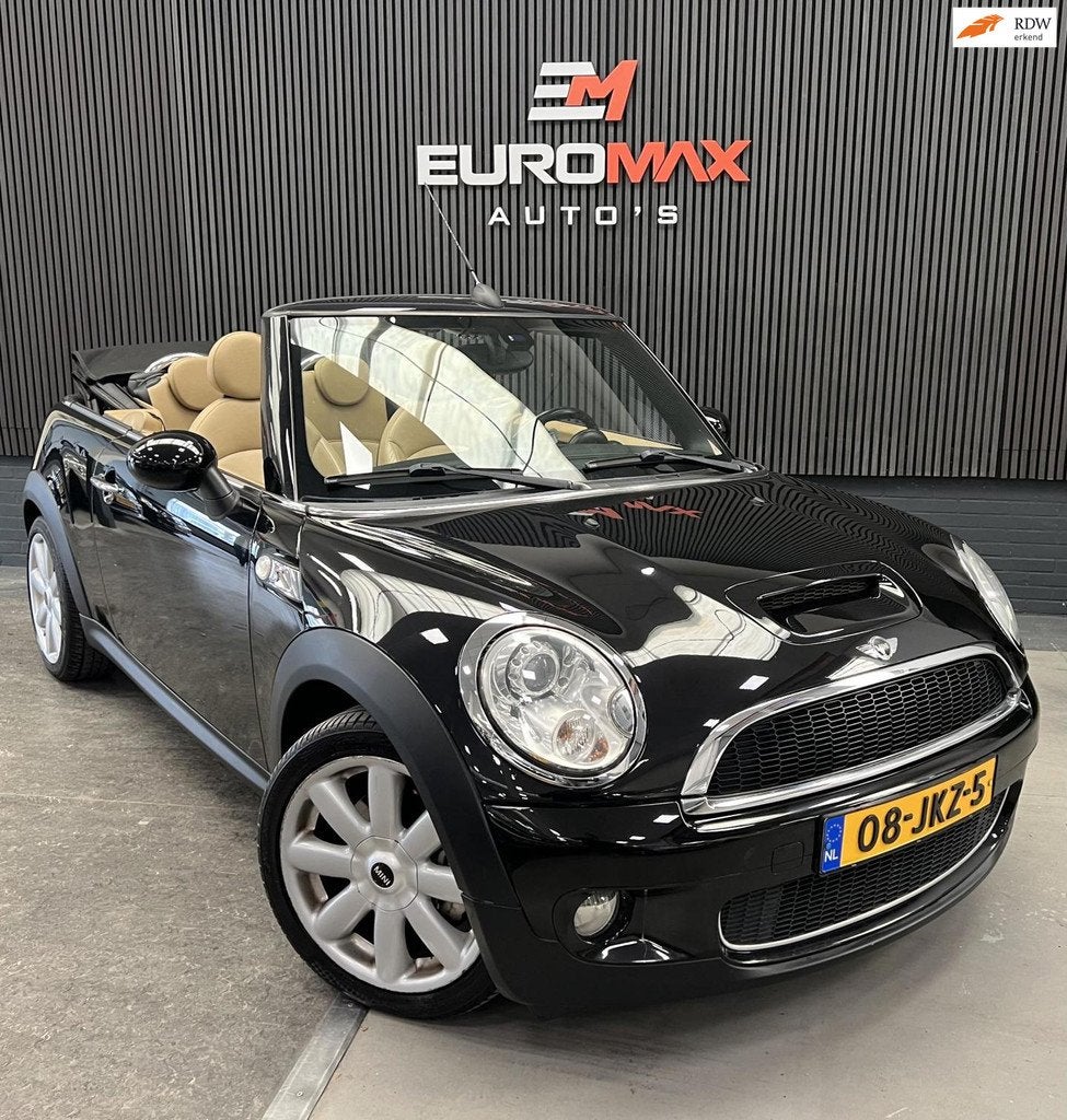 Mini Mini Cabrio 1.6 Cooper S Chili 2e eigenaar- NAP - Nav -, Auto's, Euro 5, Gebruikt, Beige, 4 cilinders