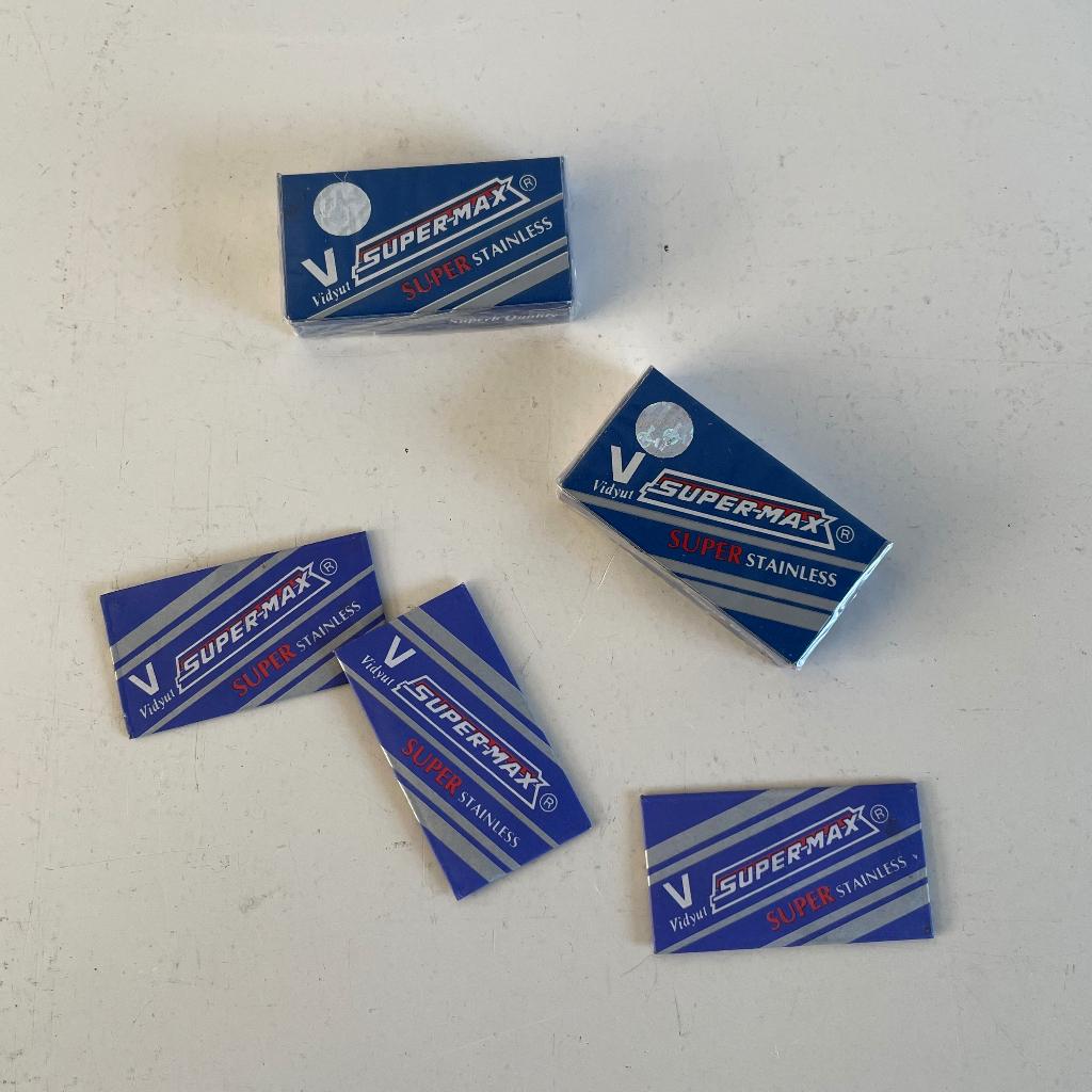 Supermax Super Stainless scheermesjes, Sieraden, Tassen en Uiterlijk, Uiterlijk | Gezichtsverzorging, Nieuw, Reiniging, Gehele gezicht
