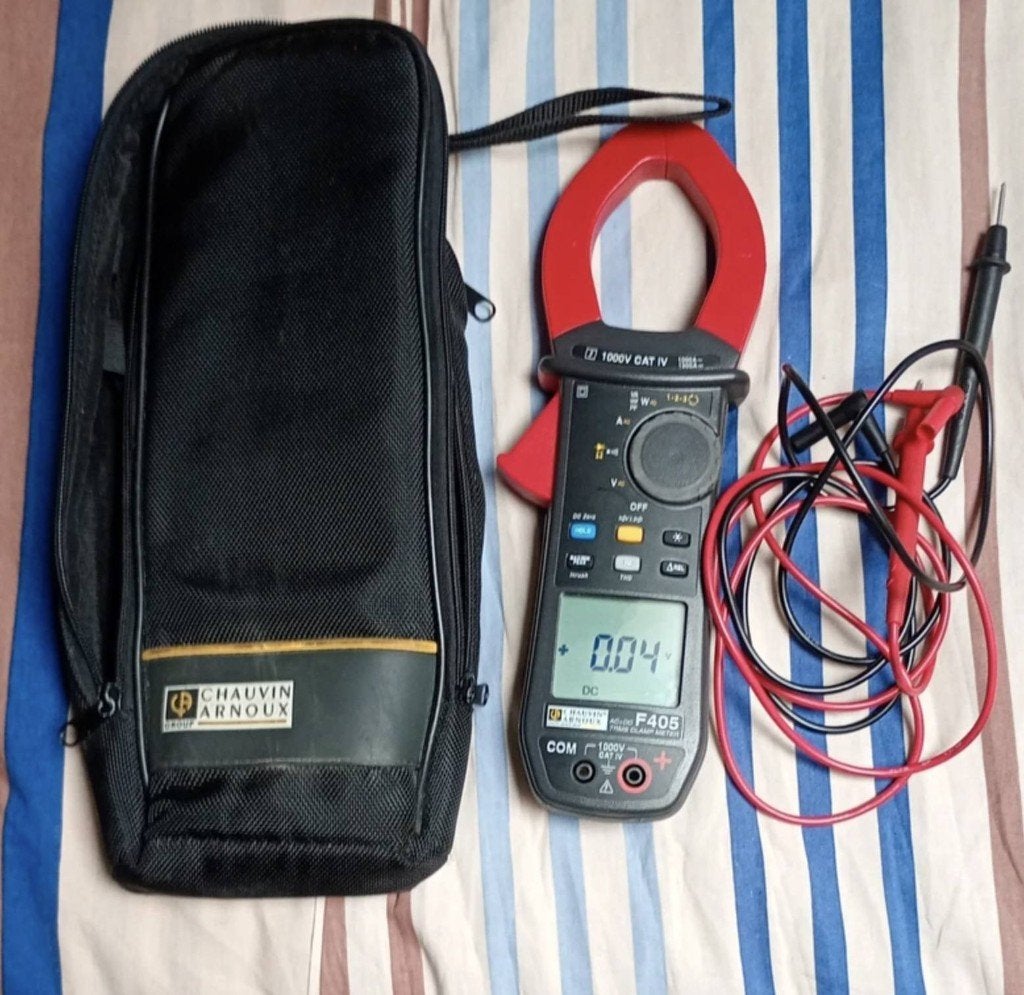 Chauvin Arnoux F405 Stroomtang Multimeter met Tas