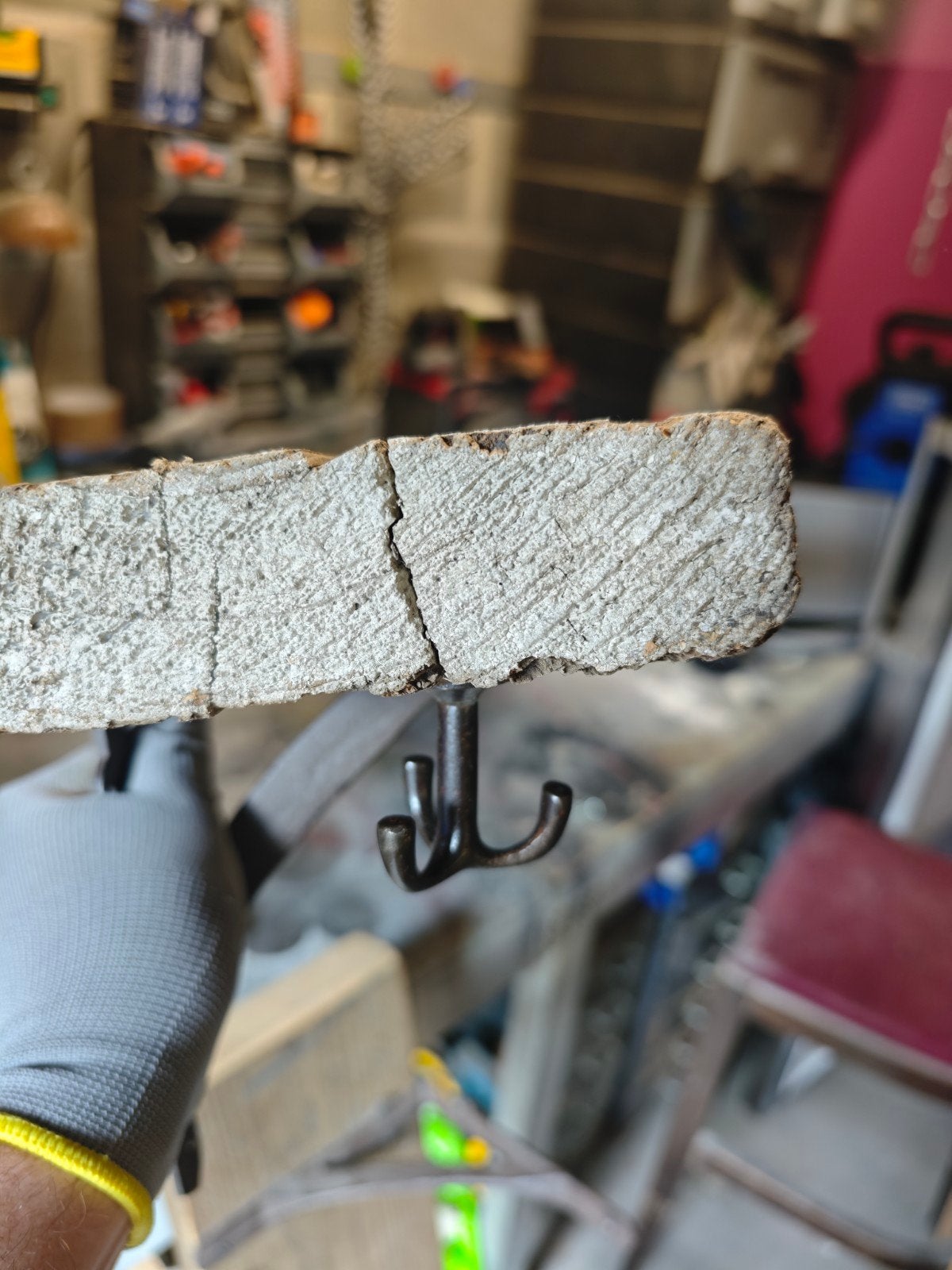 Rustieke planken van hout en metaal, Ophalen, Gebruikt