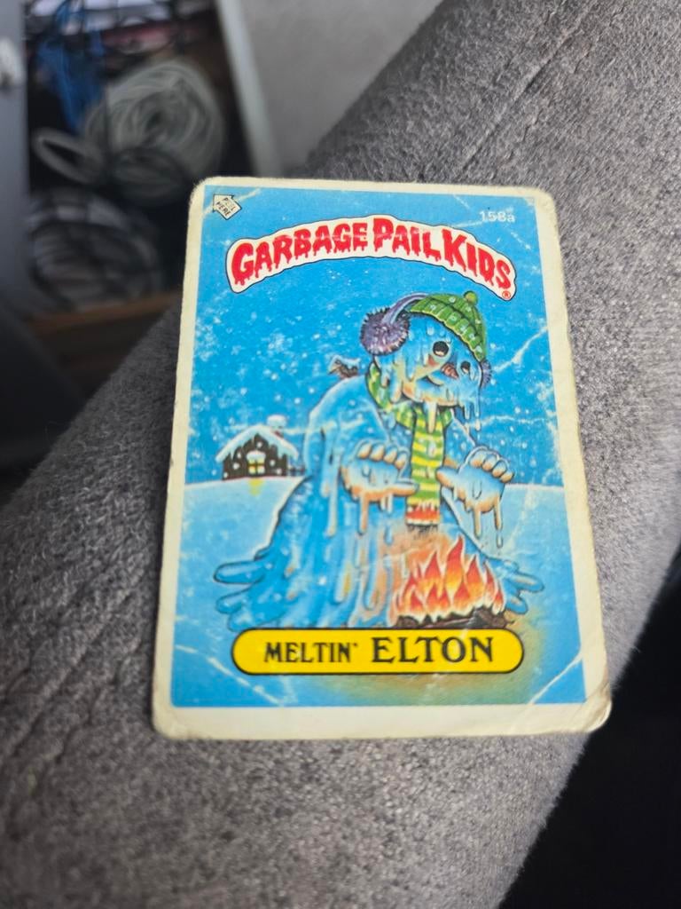 Garbage Pail Kids Meltin' Elton 158a 1986, Ophalen of Verzenden
