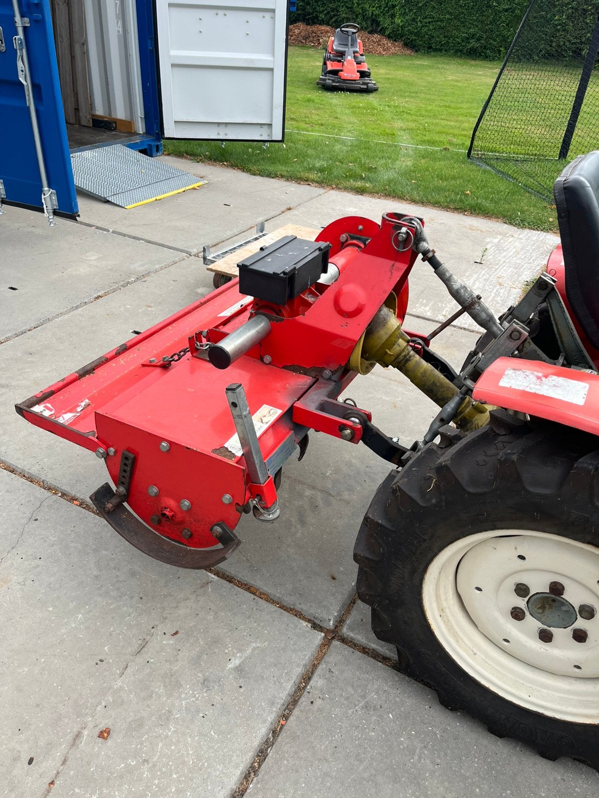 Mini trekker grondfrees tuinfrees, Ophalen, Gebruikt, 90 tot 120 cm