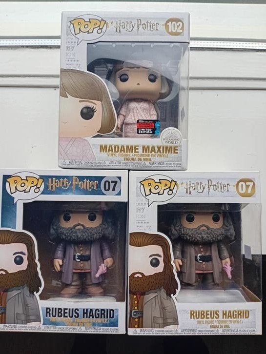 Funko Pop! Harry Potter Collectie - Madame Maxime, Hagrid, Ophalen of Verzenden, Nieuw