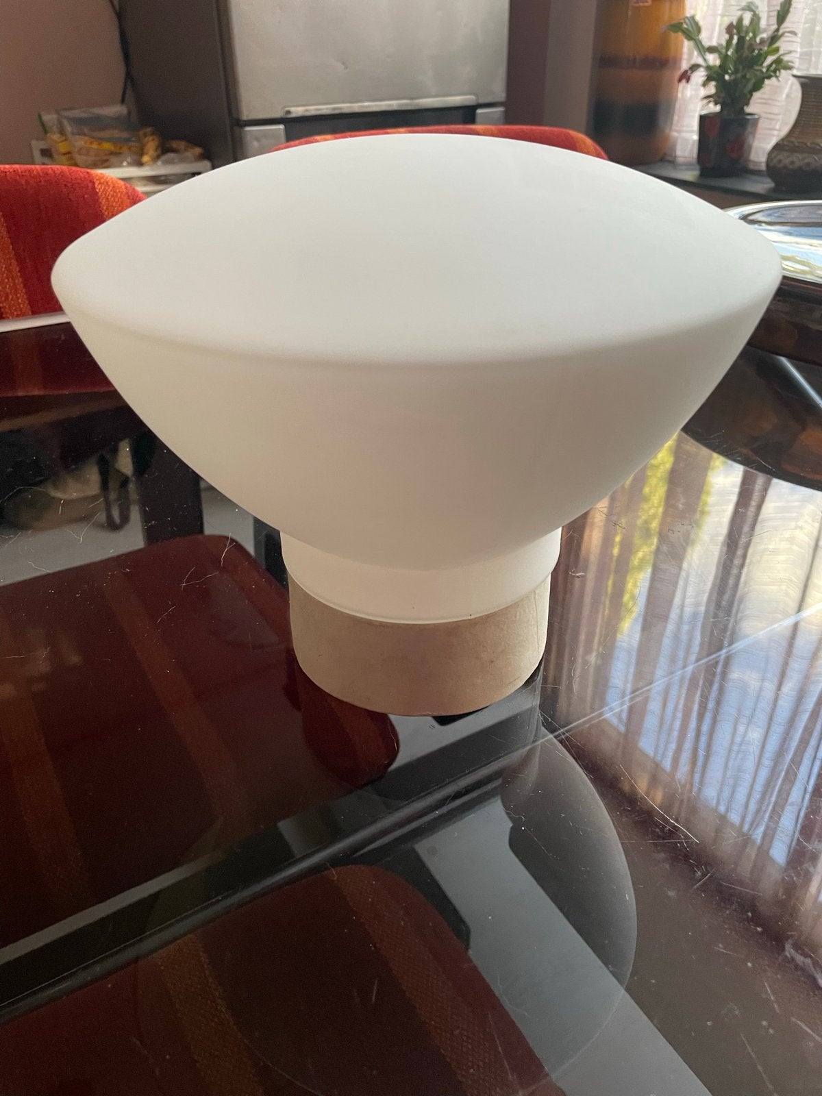 Vintage IKEA plafondlamp met porseleinen fitting, Ophalen, Gebruikt, Vintage, Keramiek