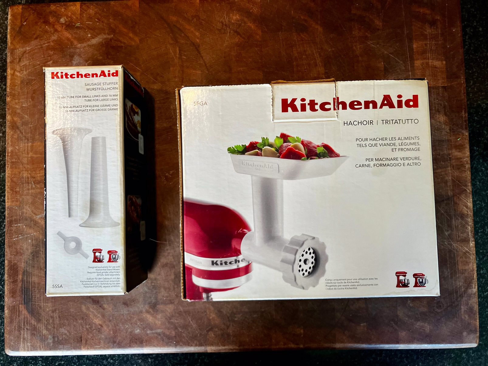 KitchenAid vlees- en groenten accessoire, 4 liter of meer, Ophalen of Verzenden, Zo goed als nieuw, 3 snelheden of meer