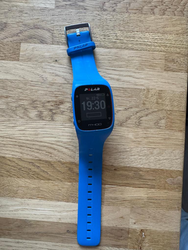 Polar M400 hardloophorloge met GPS - Blauw, Ophalen, Blauw, Waterdicht, Afstand