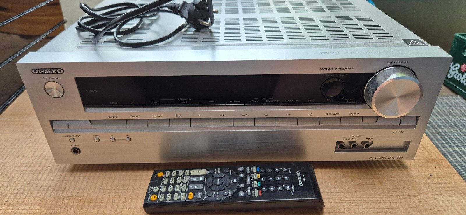 Onkyo AV Receiver TX-SR333 - Werking onbekend, Audio, Tv en Foto, Versterkers en Receivers, Ophalen, 60 tot 120 watt, Niet werkend