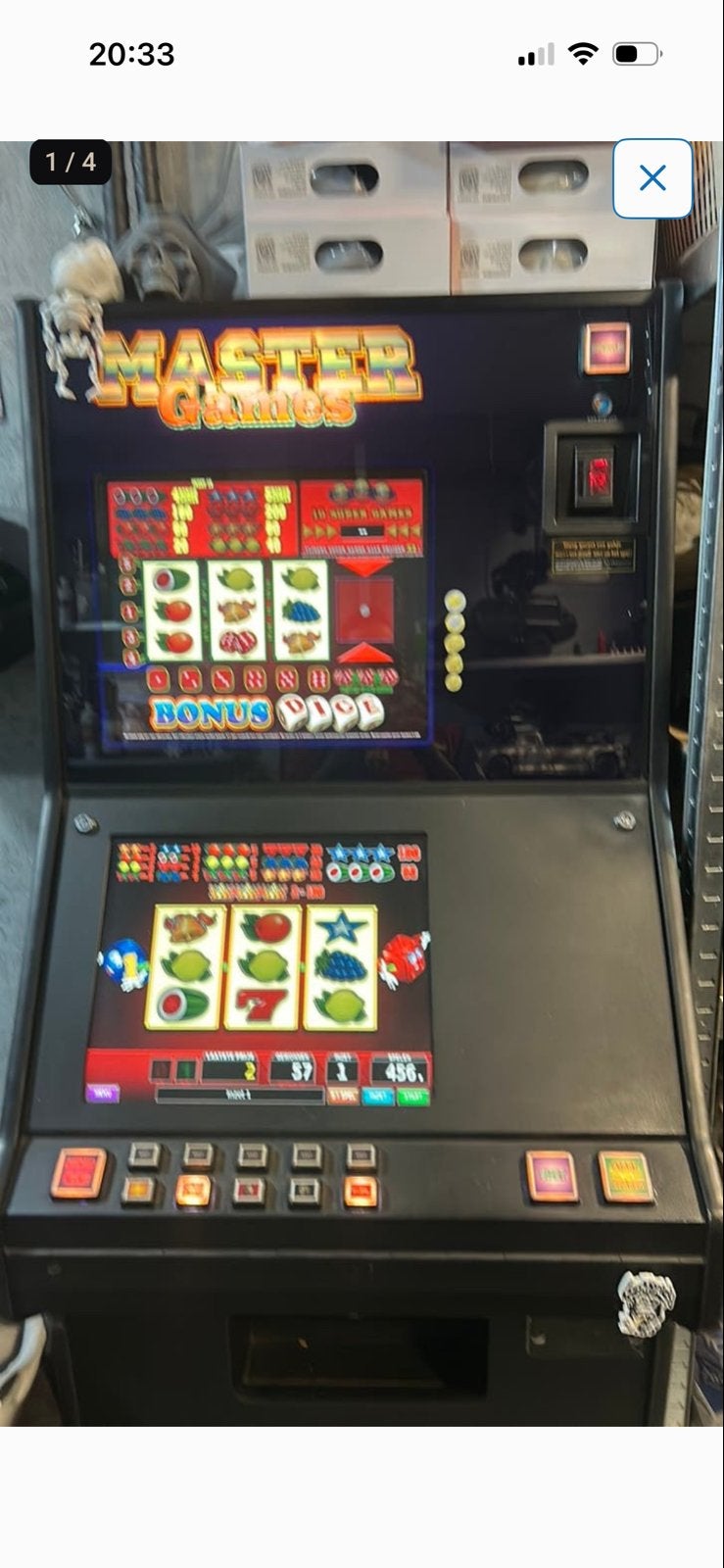 Master Games Gokkast / Fruitautomaat, Verzamelen, Euro, Ophalen, Gebruikt