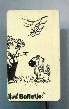 Ik wil Bolletje hond blik misdruk speldje ( L_055a), Verzamelen, Verzenden, Zo goed als nieuw, Merk, Speldje of Pin