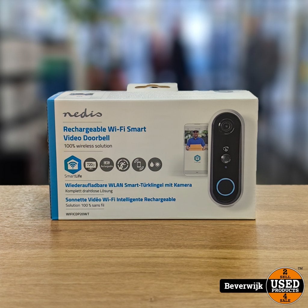 Nedis Rechargeable Wi-Fi Smart Video Doorbell - NIEUW!, Nedis, Gebruikt, Support@nedis.com, De Tweeling 28
5215 MC 's-Hertogenbosch
Netherlands