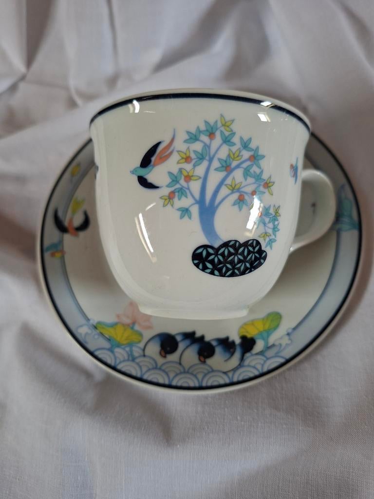 Royal Porcelain Kop en Schotel met Oosterse Decoratie, Ophalen