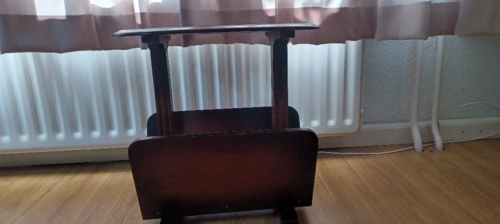 lectuur-/bijzettafeltje, Ophalen, Gebruikt, Vintage, Hout