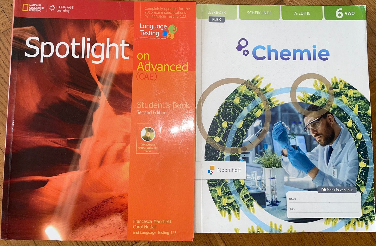 Spotlight on Advanced (CAE) Chemie leerboek 6 VWO 7e editie, Ophalen of Verzenden
